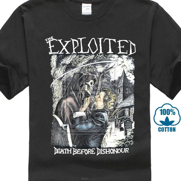 

the exploited death before dishonour 1987 album cover t shirt