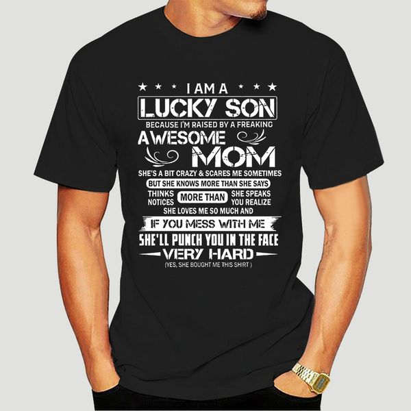 

im удачный сын долбанные удивительной мамы shes a bit сумасшедшей men t-shirt хлопок-1195d