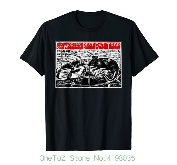 

world's rat trap iww shirt t-shirts 2020 brand clothes slim fit printing