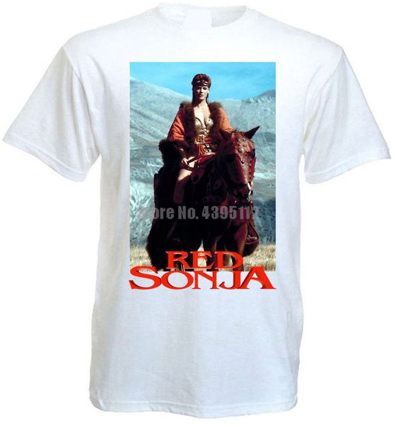 

red sonja v7 t-shirt white poster all sizes s...5xl