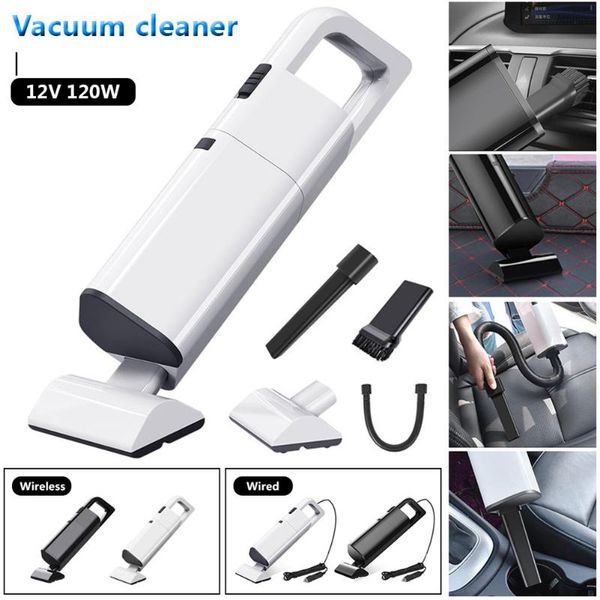 

120w car mini vacuum wired car vacuum cleaner cordless hand held cleaner small mini portable auto for pet hair