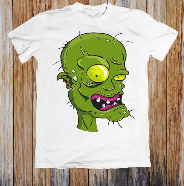 

zombie head мужская футболка высокого качества tee shirt