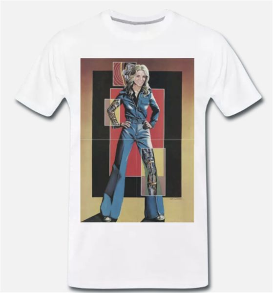 

mesh t-shirt the bionic woman tv cult tv series 70 years 1 s-m-l-xl large size tee shirt