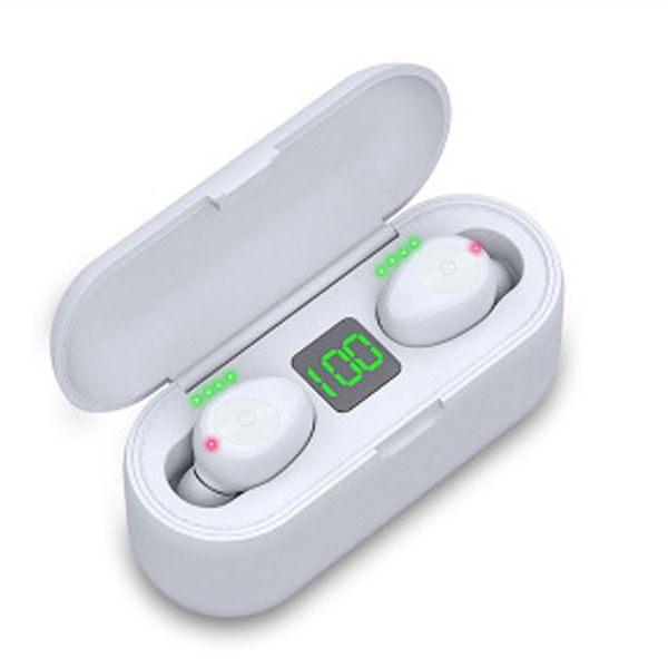 

new bluetooth earphone mini portable wireless v5.0 earphones stereo waterproof handsport headphones in-ear earbuds headset