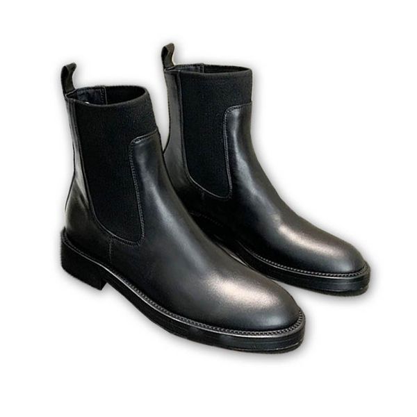 

2020 new martin boots full grain cowhide upper sheepskin lining women shoes genuine leather fashion platform boot eur 35-41, Black