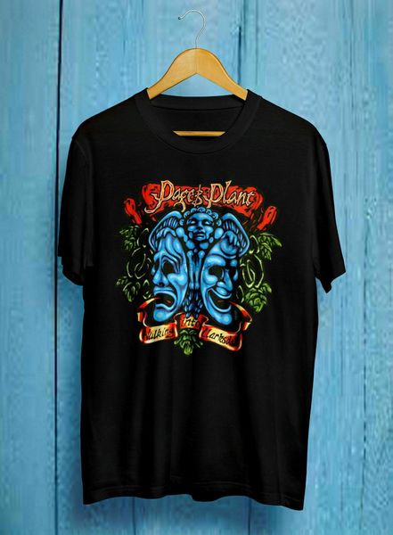 

винтажная jimmy page robert plant tour 1998 футболка перепечатка новых хитов