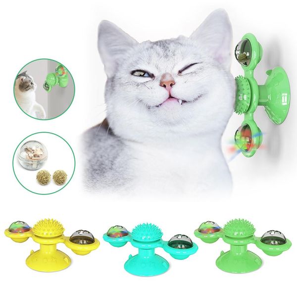 

cats interactive game for training turntable toys cat pet kitten supplies windmill 15 cat amusement toys play intelligence for bbyxsv