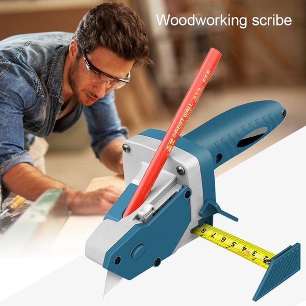 

gypsum board cutting tool drywall cutting artifact tool with scale toohr woodworking scribe woodworking board tools