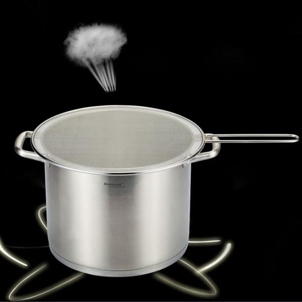 

splatter screen stainless anti cover lid