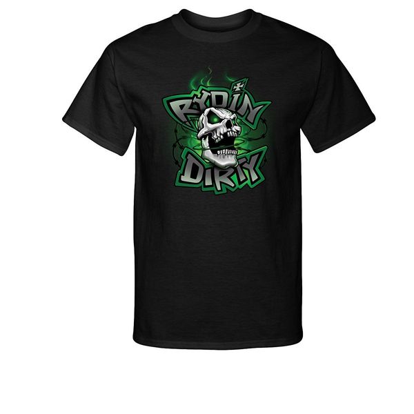 

2019 fashion cotton tee shirt fashion riding dirty skull biker t-shirt