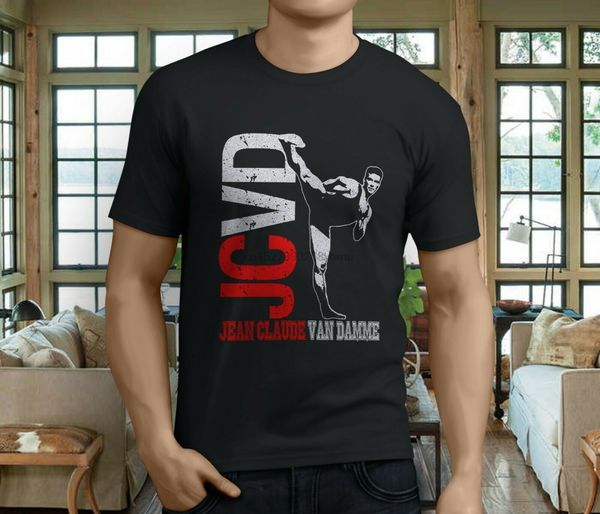 

bloodsport боевике hero каратэ sidekick jcvd ​​жан мужчины черная футболка s-3xl