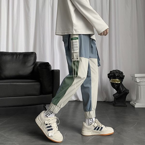 

junior high school casual pants and senior high school students 13-year-old boys and older children's casual pants 15 fashion 14 teenag, Blue
