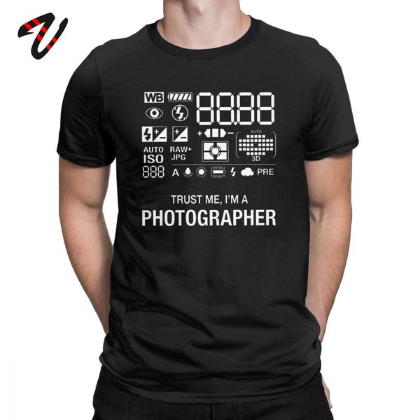 

unique 100% cotton tshirt men pgrapher t-shirts camera tees short sleeve pgraphy gift t shirts present clothing classic
