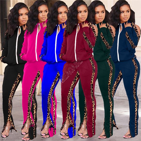 

women two piece clothing set fashion winter tracksuit zipper jackets coat shirt leggings pants outfit sweatsuit bodysuit sale d9705, White