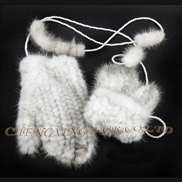 

cx-a-35c winter gloves for women new fashion genuine glove knitted fingerless, Blue;gray