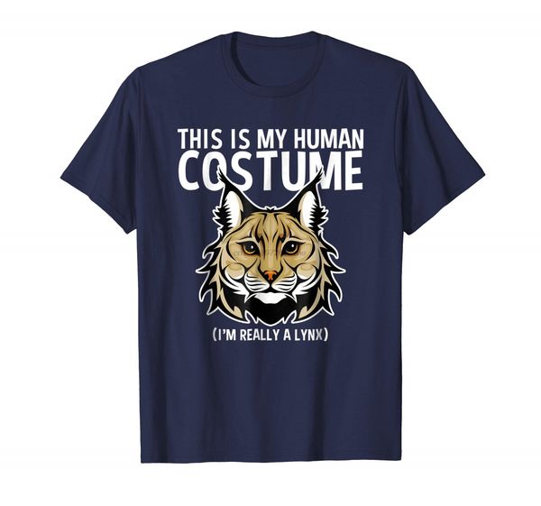 

human costume shirt i'm really a lynx men t-shirt fashion summer t-shirt