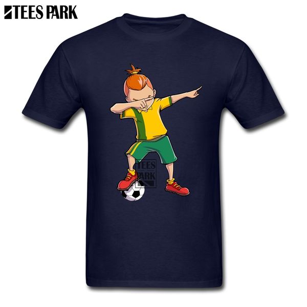 

dabbing soccers dab dance funny footballer white t shirt pure cotton tees home wear men light design own t shirt