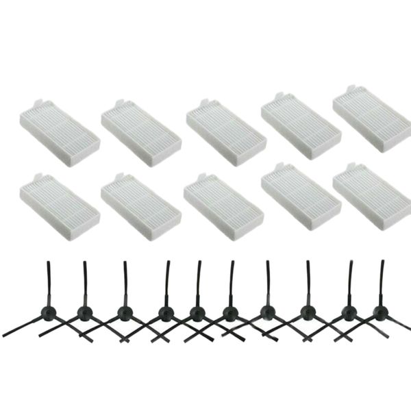 

robot vacuum cleaners 20pcs replacement filters brush accessories compatible for ilife v3s pro v5 and v5s