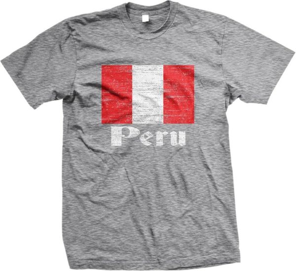 

peru flag peruvian nationality ethnic pride mens cotton summer mens tees t shirt funny print t shirts
