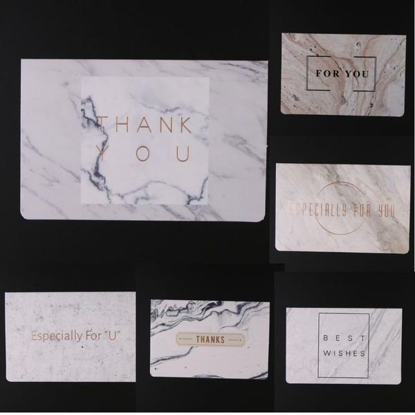 

greeting cards 10pcs thank you marble pattern notes card blank inside with envelopes