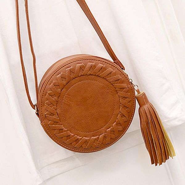 

tassel chain small women bags fashion designer girls messenger bag brand leather crossbody bags candy colors lady hand