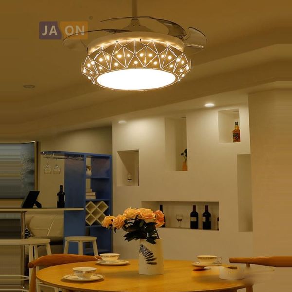 

led postmodern iron acryl abs ceiling fan.led lamp.led light.ceiling lights.led ceiling light.for foyer bedroom