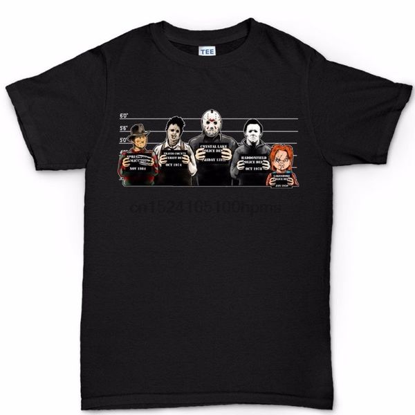 

the usual horror suspects classic halloween movie costume mask t shirt tee