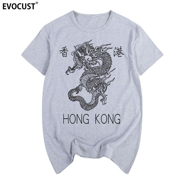 

2019 dragon hong kong t-shirt cotton men t shirt new tee tshirt womens fashion
