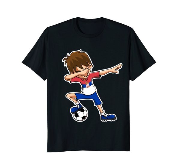 

t shirts fashion 2019 summer new men cotton t-shirt soccerer shirt for boys, dabbing, serbia flag jersey, gifts movie t-shirt