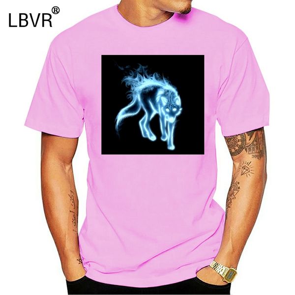 

men funny t shirt fashion tshirt my patronus is a wolf women t-shirt