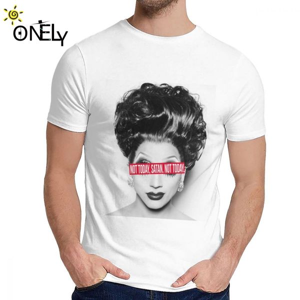 

classic round neck drag race not today satan t shirt popular man slim t shirt ing