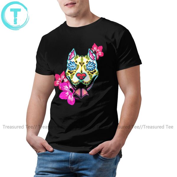 

american bully dog t shirt slobbering pit bull t-shirt mens short sleeve tee shirt funny big tshirt