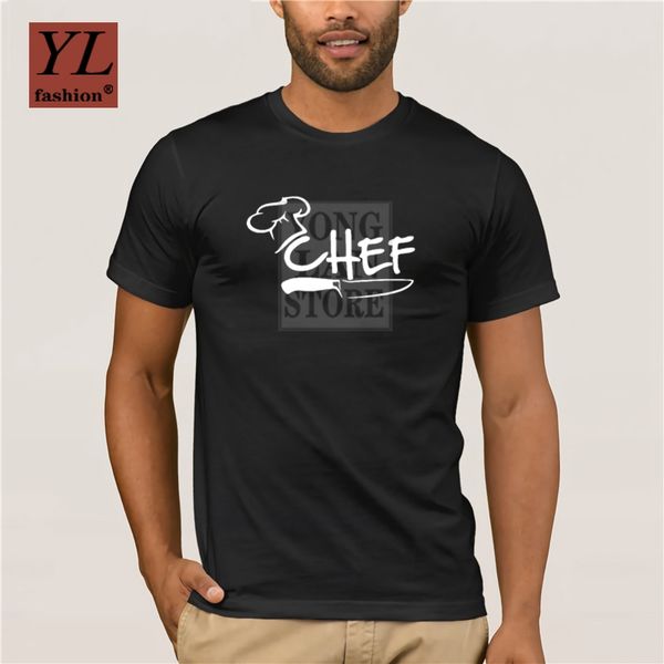 

chef t shirt funny cook tee cap kitchen knife epicure clothes o neck