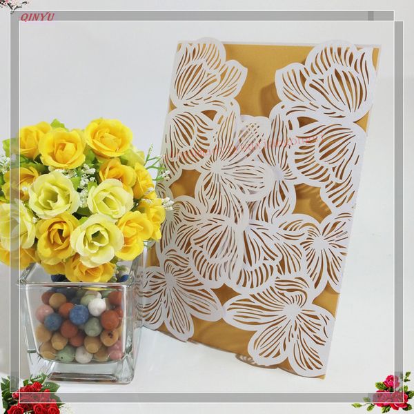 

laser cut invitation wedding white invitations cards 30pcs birthday decoration & party supplies 7z