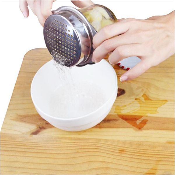 

2x stainless steel can tin strainer sieve food colander liquid drainage tool ing