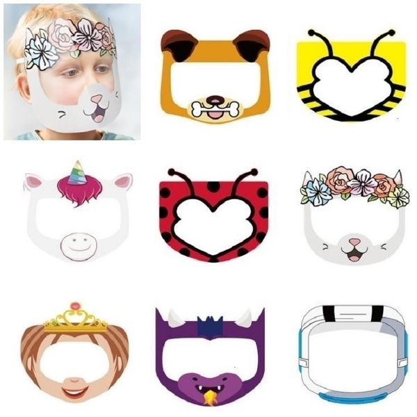 

pet kids cartoon shield safety chidren protective full face cover anti-fog isolation mask splash-proof visor for boys girls adults