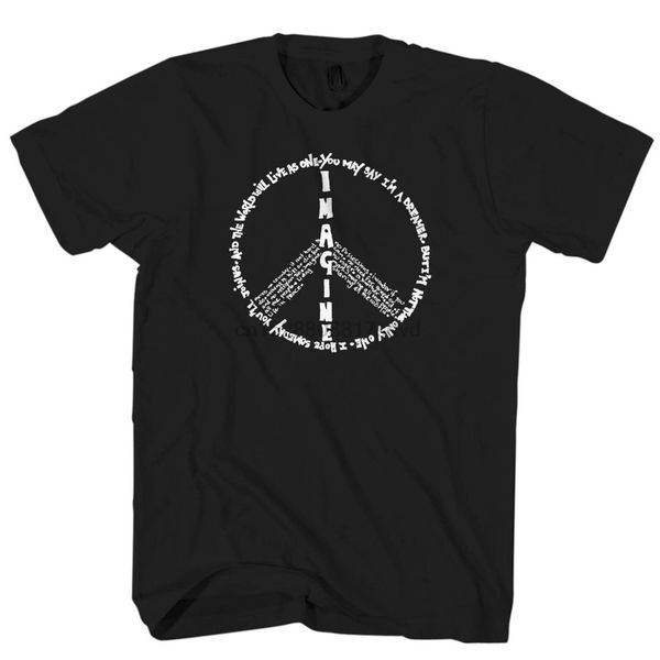 

john lennon imagine peace quote mens womens t shirt
