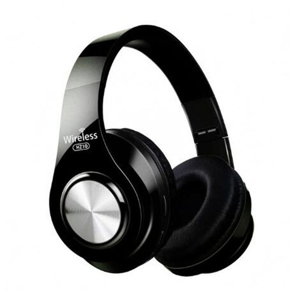

head-mounted hz10 wireless headphones over ear bluetooth headphones foldable headset adjustable earphone with mic for tv cellphone pc
