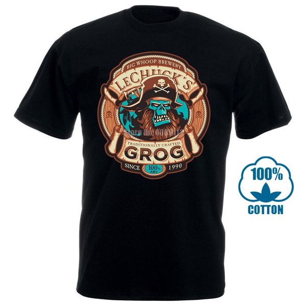 

lechucks grog t shirt monkey island pirate