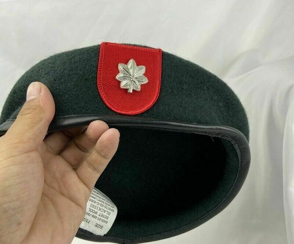 

us army 7th special forces group green beret lieutenant colonel hat store, Blue;gray