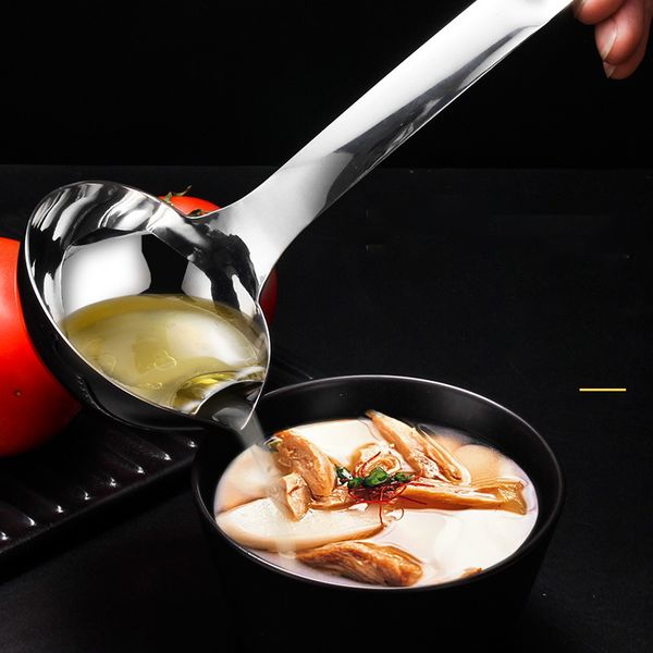 

spoons unique design grade separating oil soup ladle spoon special stainless steel