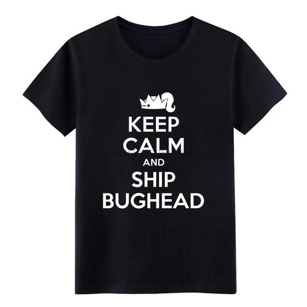 

riverdale keep calm and ship bughead t shirt knitted short sleeve size s-3xl slim gift comfortable summer style original shirt