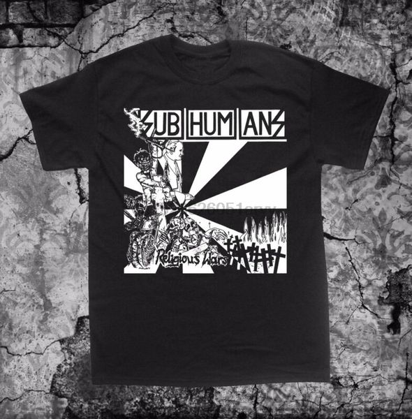 

subhumans t shirt leftover crack crass amebix doom aus-rotten the exploited dirt