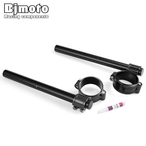 

bjmoto motorcycle handlebar racing cnc 55mm clip on ons fork handlebars handle bar for r nine t 2014-2020