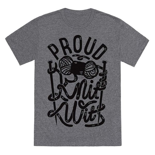 

гордый knit wit мужские с коротким рукавом футболка