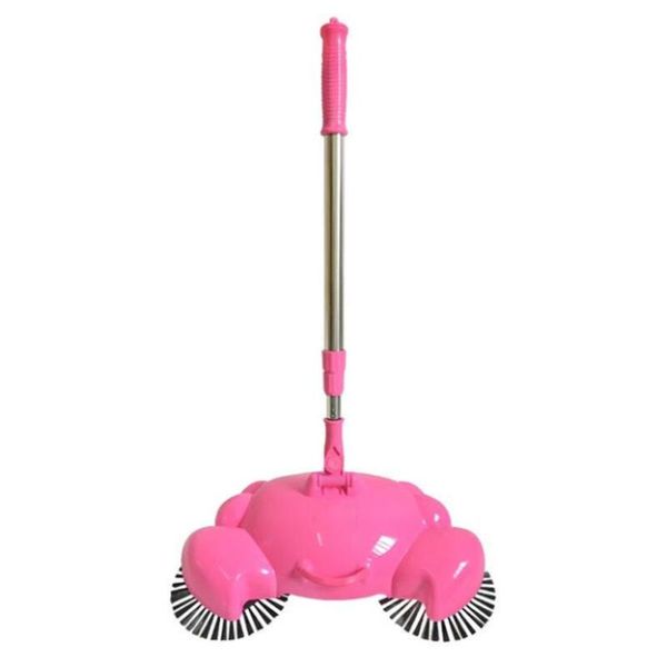 

hand push sweepers stainless steel sweeping machine type magic broom dustpan handle household cleaning package sweeper mop