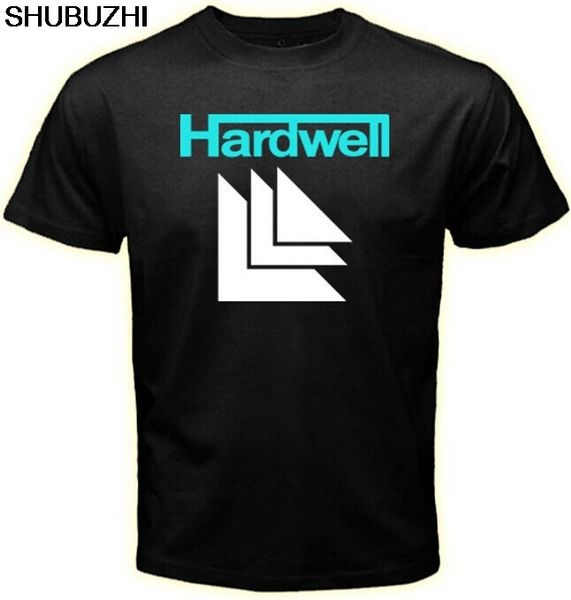 

men/women t shirt hardwell revealed trance house music logo t-shirt 100% cotton short sleeved custom logo shirts
