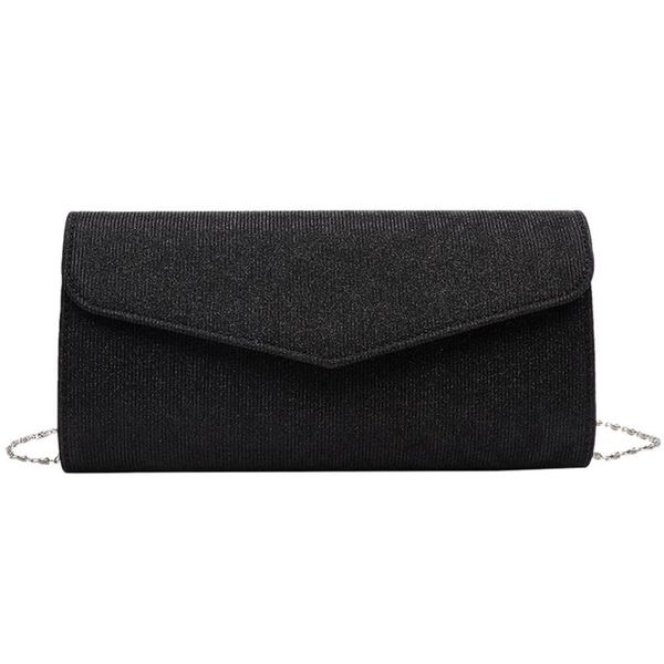 

women retro evening mini bag sequin dinner party clutch solid color chain bags money purse crossbody shoulder handbag