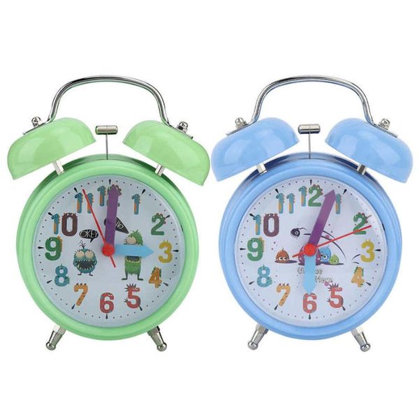 

mini alarm clock electronic alarm clock with ringing bell night luminous home decoration for children cute durable