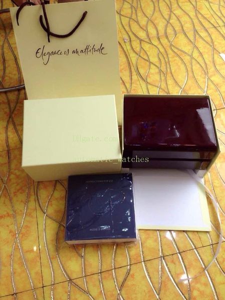 

original box paper yellow handbag with elegant traditional classic reissue series mens women for gift wood boxes l2.673.4.78.3 watches, Black;blue